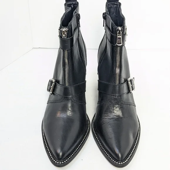 NWOT Steve Madden leather halle boots - Picture 6 of 16